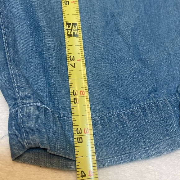 DEX Size S NWT 100% Tencel Light Weight Front Tie Chambray Pant - Picture 8 of 11